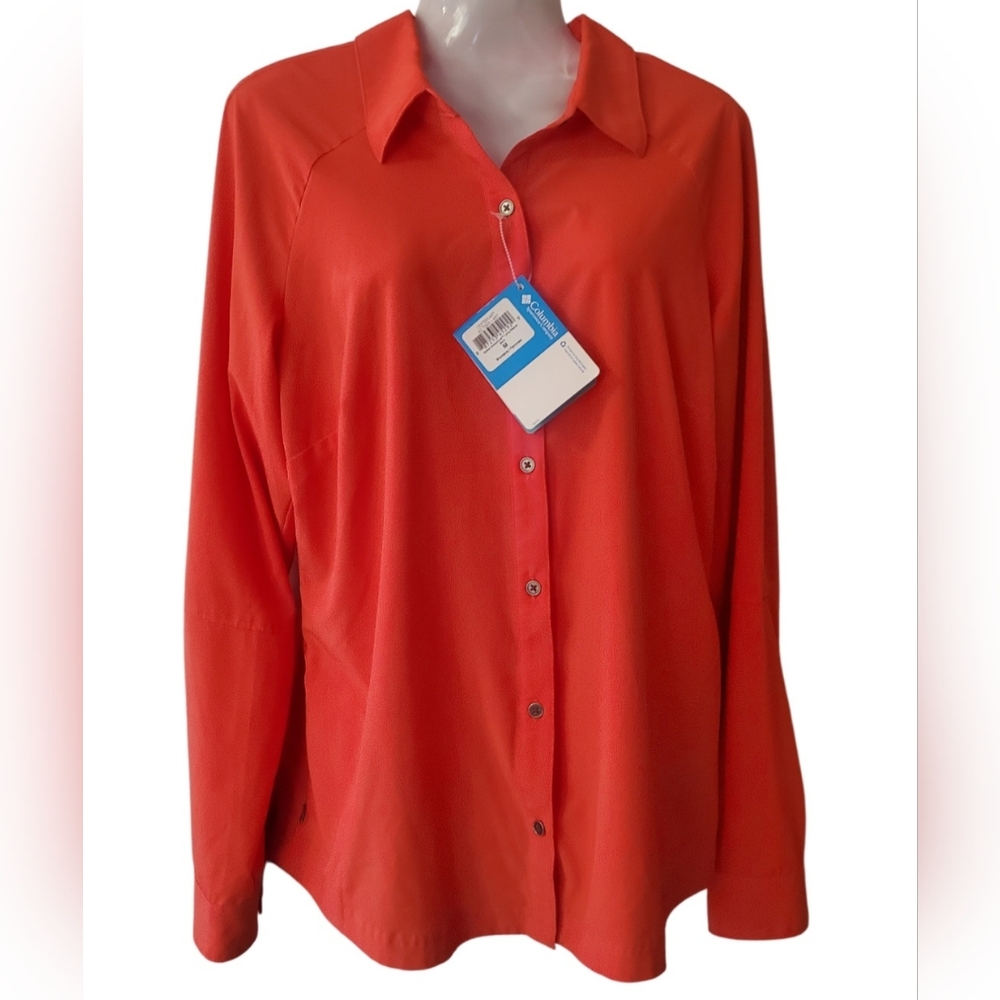 Columbia Omni Wick & Omni Shade Button Down Shirt
